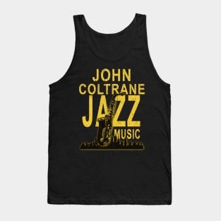 John Coltrane text design fresh Tank Top